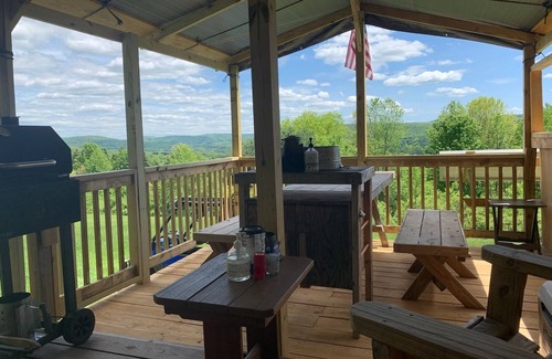 Unadilla Cabin | Soothing 1-bedroom cabin in Unadilla over looking the valley.