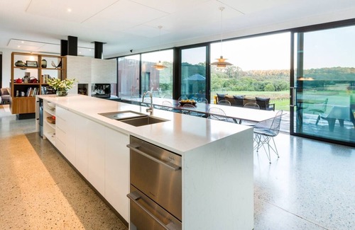 Yallingup House | Sophies Vineyard Sprawling Scenery with Pool