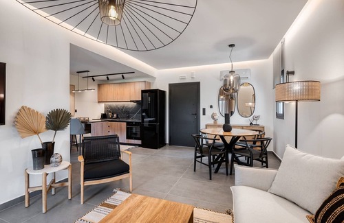 Preveza Villa | Sophisticated Preveza Suite | Suite Sereno | 1 Bedroom | Outdoor Veranda with.
