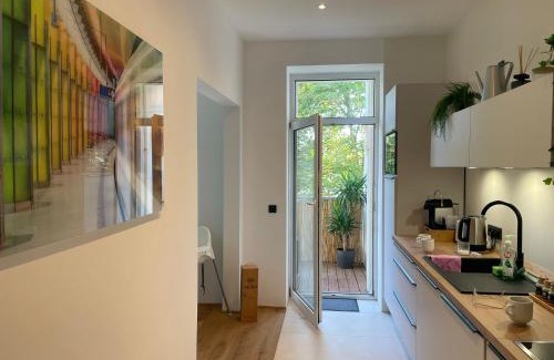 Neulindenau Apartment | Soul-Apartment Balkon PrivatParkplatz 2 Boxspringbetten 55Zoll TV WLAN