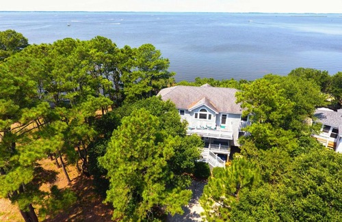 Corolla Light House | Soundfront, Sound views, Private Pool, Hot Tub! 509, Friday Harbor
