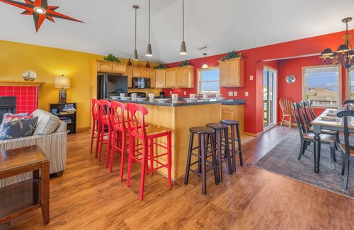 Wind Over Waves House | Soundside Dog Friendly Home w/Pool, Hot Tub, Game Room, Community Boat Ramp