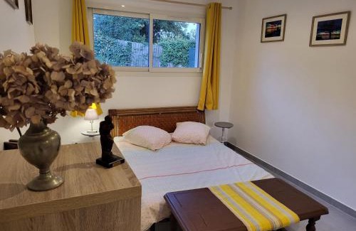 Moyen-Vernet Bed & Breakfast | Sous le vieux figuier, chambre double indépendante