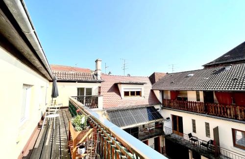 Ribeauville Apartment | Sous les toits avec garage et terrasse à Ribeauville