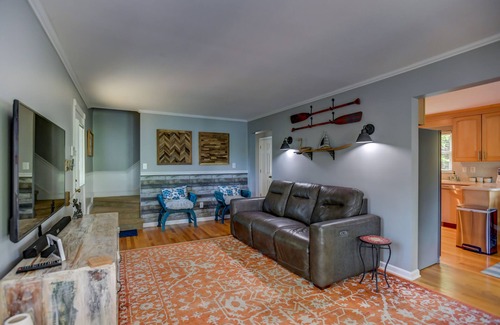 Mayhew House | Southern Comfort by SoCharm | Lakefront w/hot tub, gameroom, firepit, kayaks & half court basketball