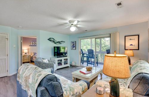 St. James Apartment | Southport Fall Getaway | Condo with Deck and Pool