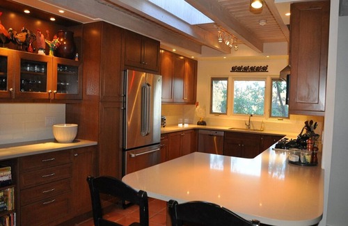 Tesuque House | Southwestern Gem, 4 BR, Mtn/Sunset View, AC, Hot Tub, WIFI, Great Location