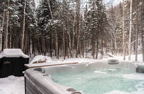 Saint-Faustin-Lac-Carre Ski Chalet | Spa, Climbing Wall, Arcade, Fire Pit ~ Tremblant, Skiing & Tubing Nearby!
