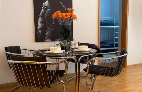 Gera Apartment | SPACE AGE Design-Luxus-Apartment, Terrasse, Zentral