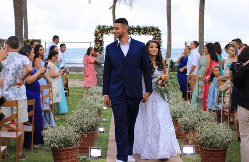 Santo Agostinho House | Space for weddings and events with a house on the sand at Enseada dos Corais beach