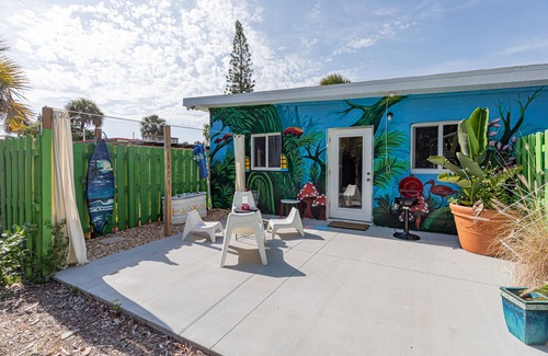 Port Canaveral Cottage | Space-themed cottage, 1 min. to beach; mid-term stays welcome