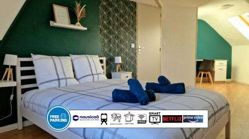 Boulogne-Centre House | Spacieuce maison proche de Nausicaa, gare et remparts, 3 chambres, Free Parking, Netflix, Primes Video, Free Wifi