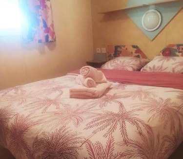 Saint-Sauveur-en-Rue Apartment | Spacieux et Cosy Mobil-Home pour 6 à 25min de St Etienne et Annonay au sein d'un charmant Camping