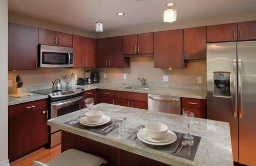 George Washington University Apartment | Spacious 1BR Apt | Full Kitchen + Gym | by GLS