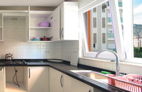 Sarsu Mahallesi Apartment | Spacious 2 bedroom apartment with big kitchen and mountain view