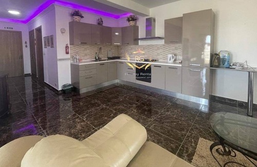 Birzebbuga Apartment | Spacious 2 bedroom, open plan apartment with a terrace (sleeps 6)