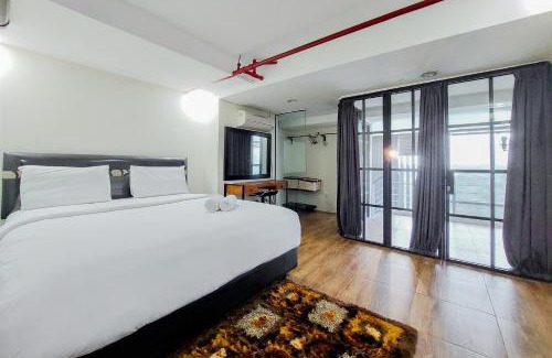 Tangerang Apartment | Spacious 2BR Loft at Brooklyn Alam Sutera Apartment By Travelio