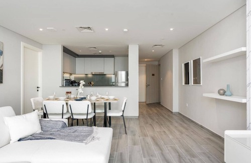 Dubai Production City Apartment | Spacious 2BR with Scenic Balcony Outlook at Mesk 1