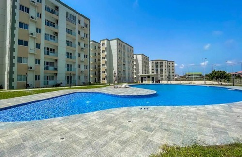 Nungua Apartment | Spacious 3-bedroom apartment with WiFi, AC in charming Lashibi, Alphabet city