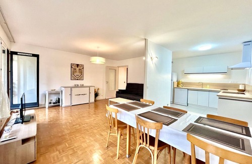 Annecy Apartment | Spacious 3-room apartment near Annecy center, balcony and parking