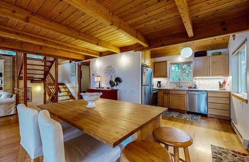 Manzanita House | Spacious 3-story home near the beach with water views, grill, deck, & firepit