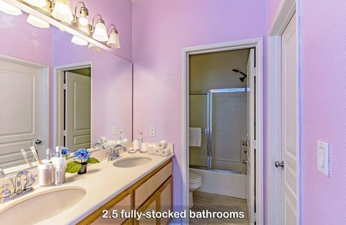 National City House | Spacious 3BR 3Bath Home: Free Garage Parking, WiFi & Laundry + Pets are welcome