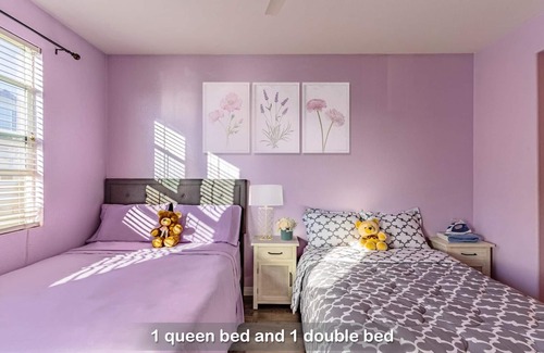 National City House | Spacious 3BR 3Bath Home: Free Garage Parking, WiFi & Laundry + Pets are welcome
