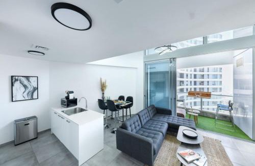 Tel Aviv Apartment | Spacious 3BR Duplex w Balcony in City Center with Mamad by Sea N' Rent