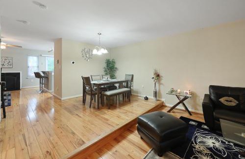Calverton Apartment | Spacious 3BR Townhouse with Balcony & Gym
