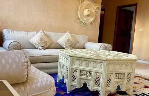Aourir House | Spacious 5-bedroom house with jaccuzi and fitness Space , WiFi and more