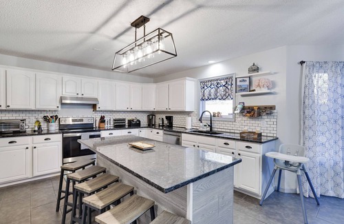 Long Pond House | Spacious 6-bedroom Pocono Home with Hot Tub, Game and Theater rooms, Fire Pit!