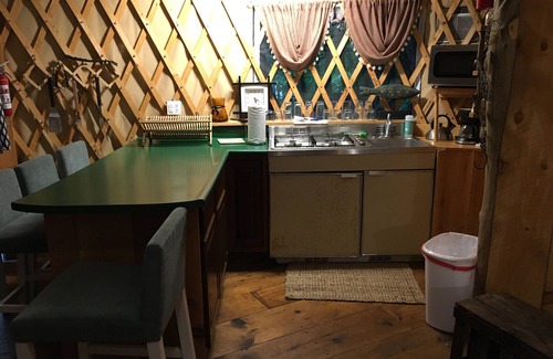 Trumansburg Cabin | Spacious, airy yurt for glamping in comfort!