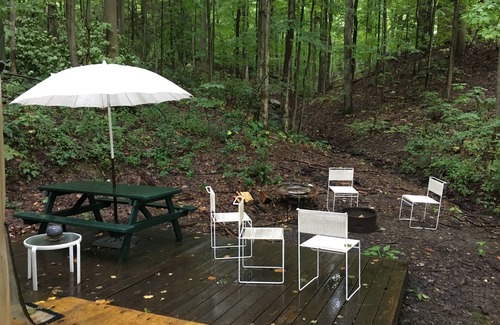Trumansburg Cabin | Spacious, airy yurt for glamping in comfort!