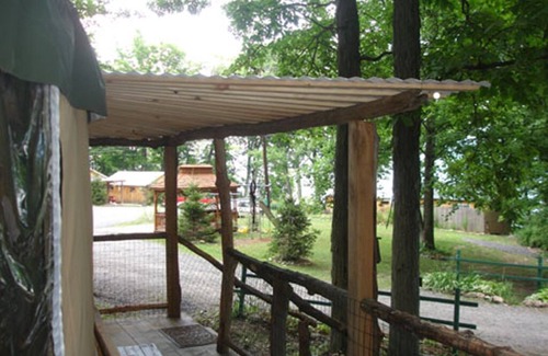 Trumansburg Cabin | Spacious, airy yurt for glamping in comfort!