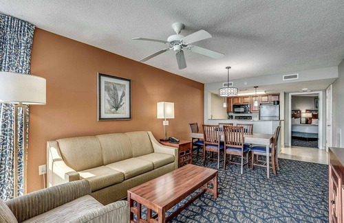 Myrtle Beach Condo | · Spacious Angle Oceanfront | Indoor Waterpark, Multiple Pools, Free Wifi