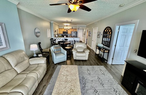 Panama City Beach Condo | Spacious Beach Front Condo with Oversized Balcony and Free Beach Chairs!