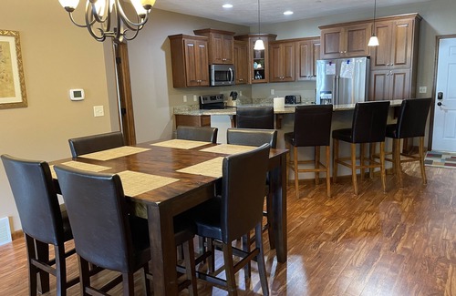 Arnolds Park Condo | Spacious Bridges Bay Condo with stunning lake views and 6 waterpark passes!