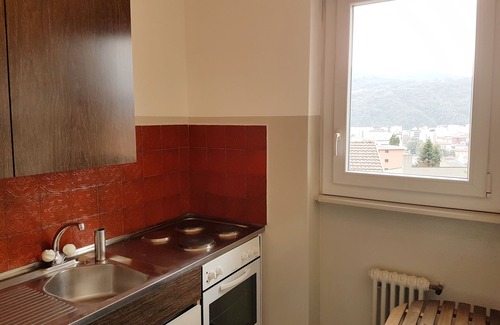 Vacallo Apartment | Spacious, bright studio - Balcony, Panoramic View, Free Parking
