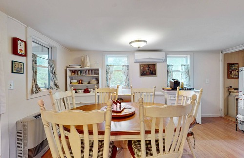 Oak Bluffs House | Spacious colonial home close to town with AC, porches, & W/D