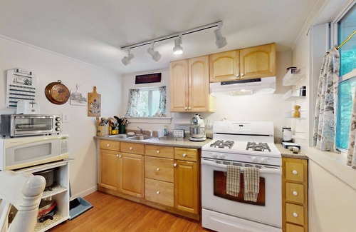 Oak Bluffs House | Spacious colonial home close to town with AC, porches, & W/D