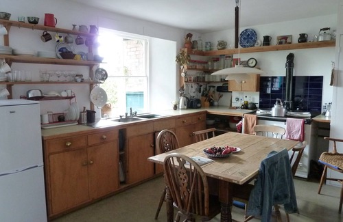 Chysauster House | Spacious, Comfortable Townhouse. Full Of Books and Artworks with Stunning Views