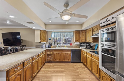 Mission Hills House | Spacious Desert Getaway! 5BR w/Casita, Endless Yard/Patio, EV, Pool, Game Room