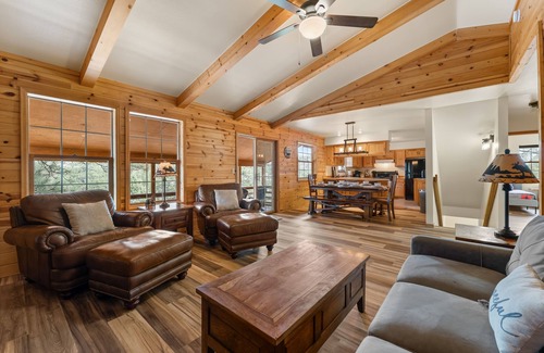 Cotopaxi House | Spacious dog-friendly home with deck, Ping-Pong, foosball, fireplace, grill, W/D