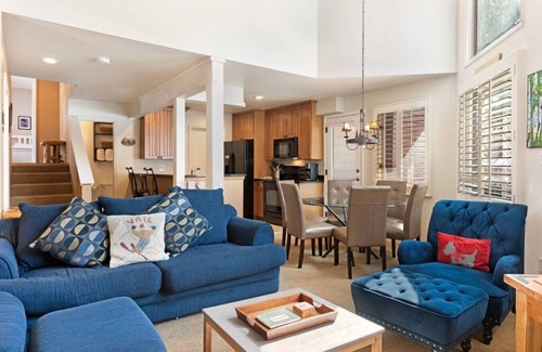 Vail House | Spacious East Vail Townhome - Wood Burning Fireplace and Private Hot Tub!