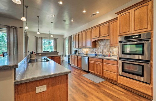 Ponderosa Trails House | Spacious Flagstaff Home with Fire Pit & Game Room!