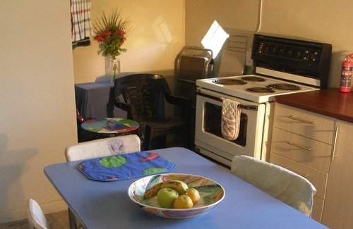 Barrydale Apartment | Spacious, full kitchen, large garden. Mountain view. Family friendly. Netflix.