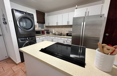 El Combate Condo | Spacious Garden Retreat at Vistamar Combate, WiFi, full A/C, walk to the beach