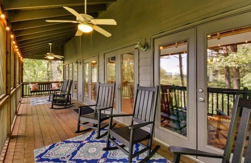 Wiley House | Spacious Georgia Escape with Fireplace, Deck and Grill