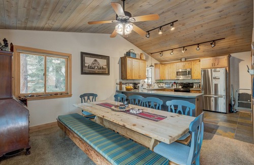 Truckee House | Spacious home with private hot tub & game room - near skiing, hiking, biking