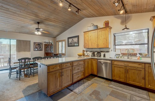 Truckee House | Spacious home with private hot tub & game room - near skiing, hiking, biking